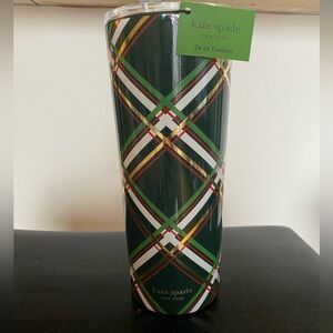 Kate Spade Spruce Plaid Tumbler
